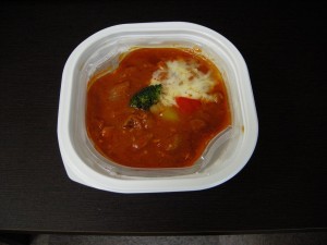 チキンと野菜のトマトチーズ丼(2)