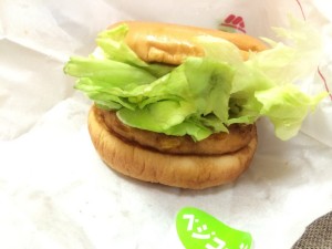 べジテリヤキバーガー コーンの香ばし揚げ ※パティ抜き(2)